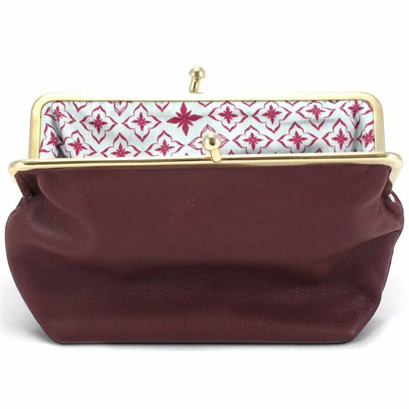 Kosmetikclip burgundy
