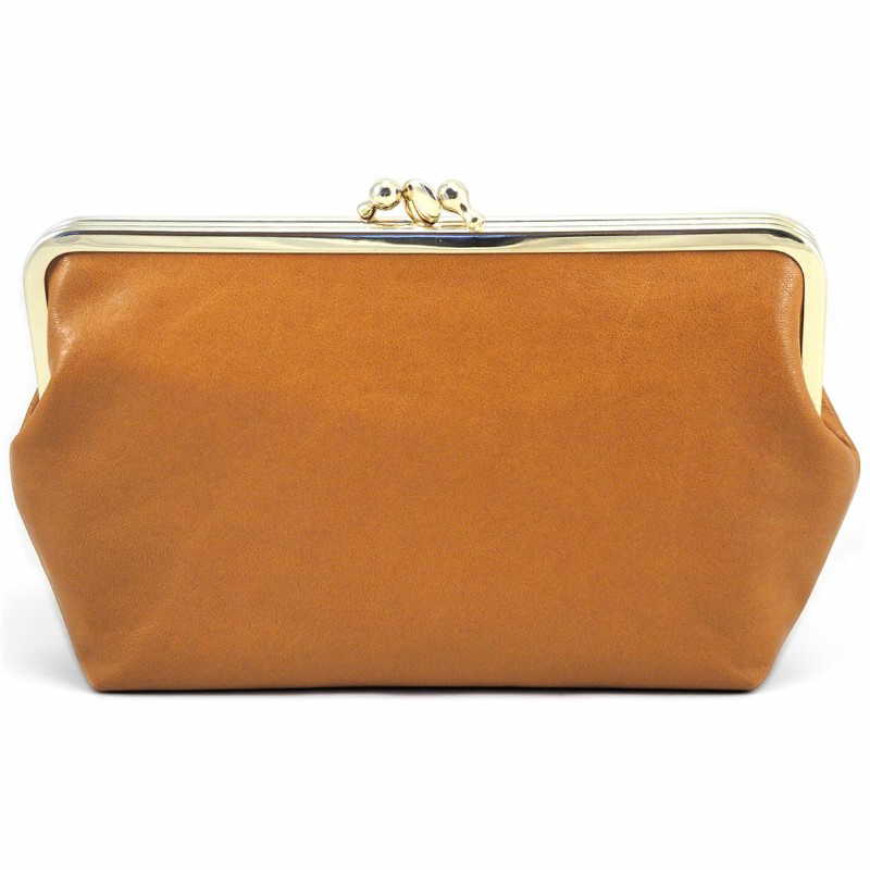 Doppelclip gross camel